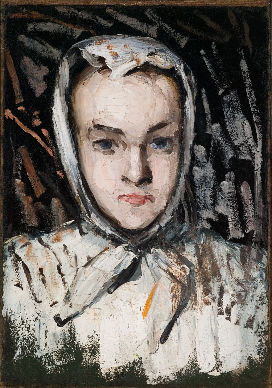 Marie Cézanne, la hermana del artista (anverso), La madre del artista (verso) de Paul Cézanne