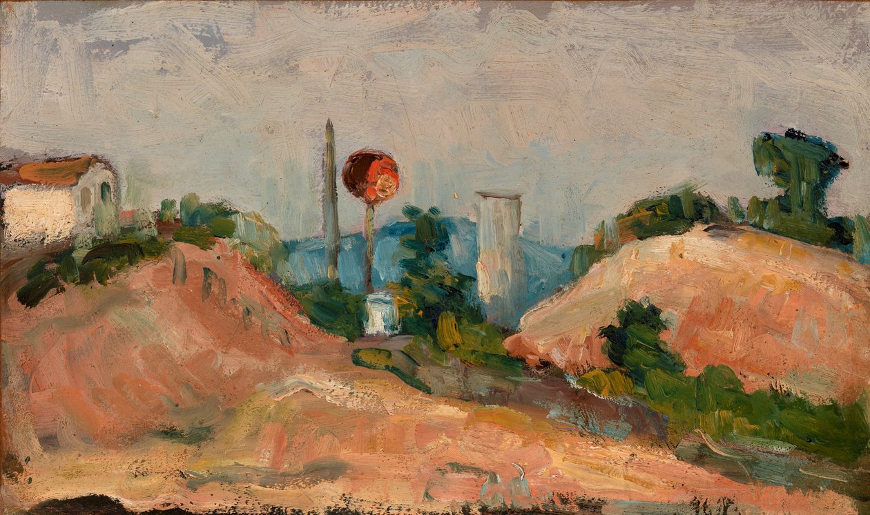 corte de ferrocarril de Paul Cézanne