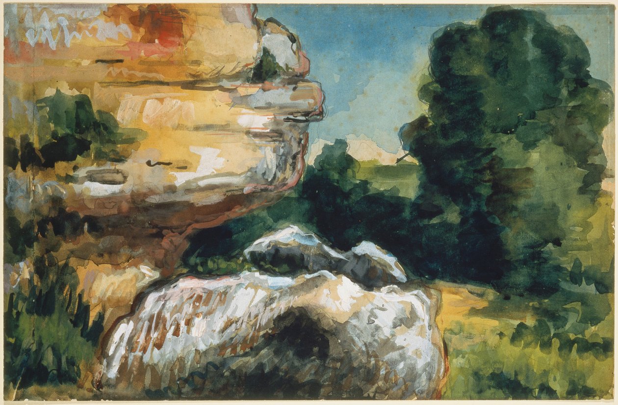 Rocas de Paul Cézanne