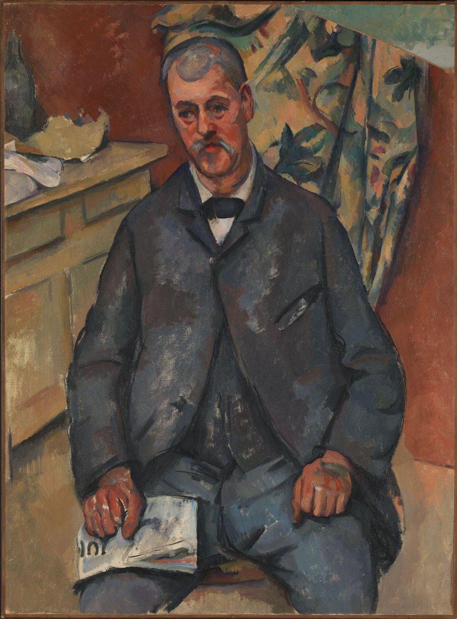 Hombre sentado de Paul Cézanne
