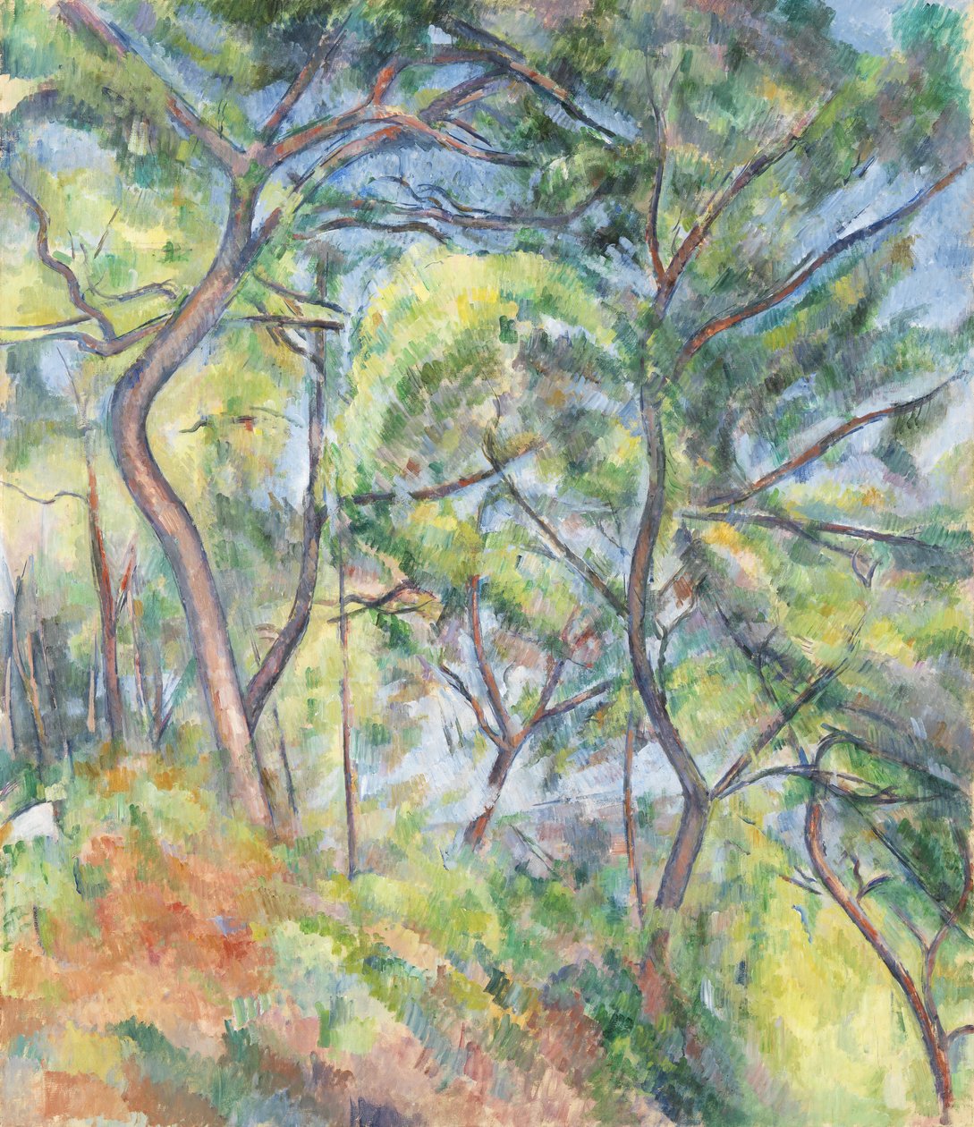 Sotobosque de Paul Cézanne