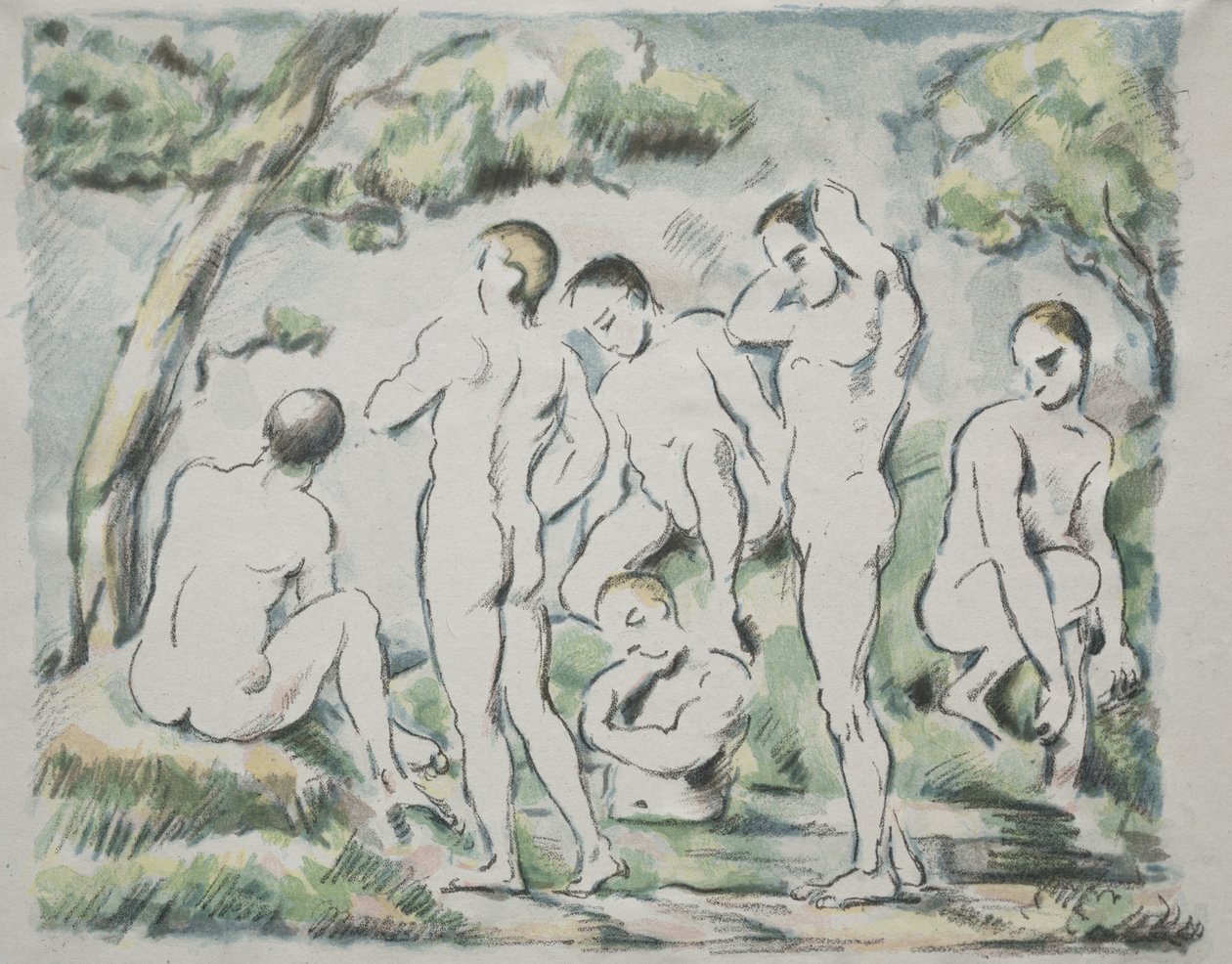 Los Bañistas de Paul Cézanne