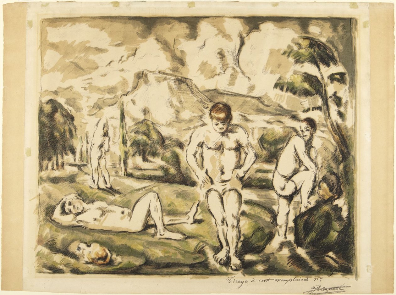 Las bañistas de Paul Cézanne