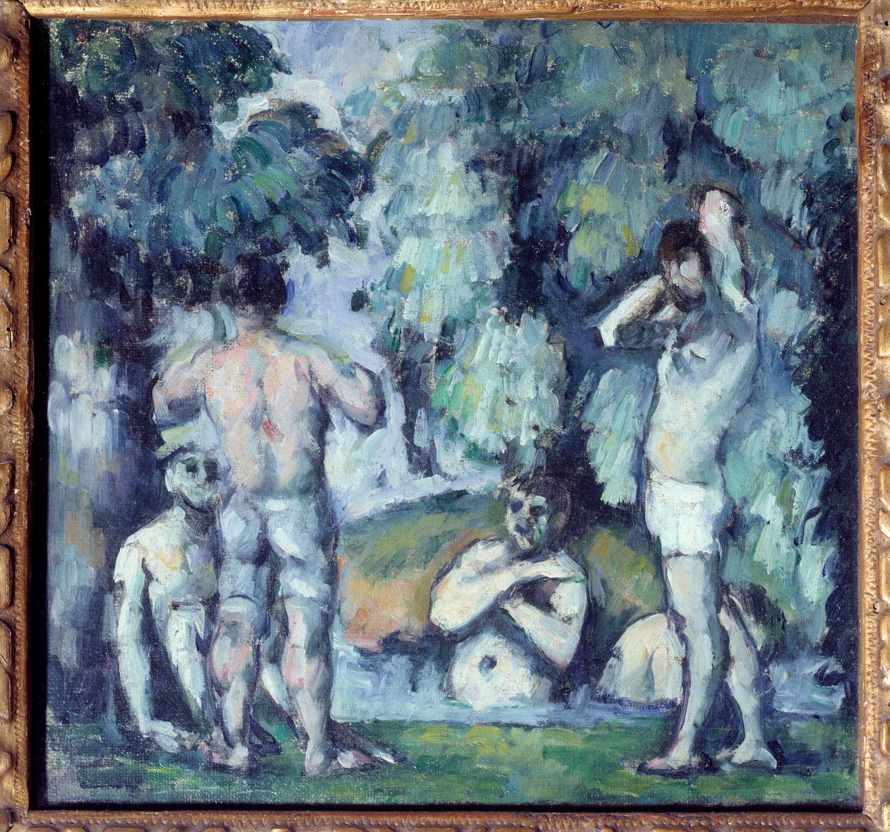 Las cinco bañistas de Paul Cézanne