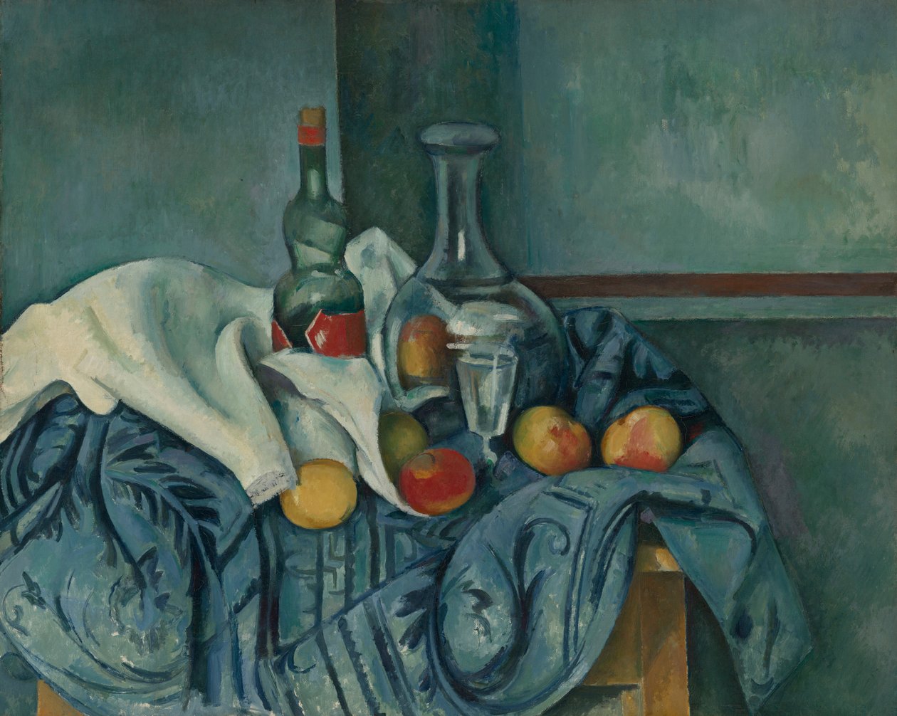 La botella de menta de Paul Cézanne