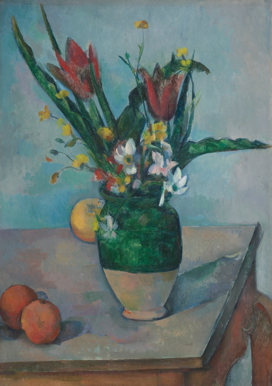 El jarrón de tulipanes de Paul Cézanne