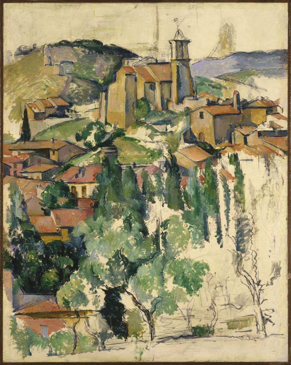 El pueblo de Gardanne de Paul Cézanne