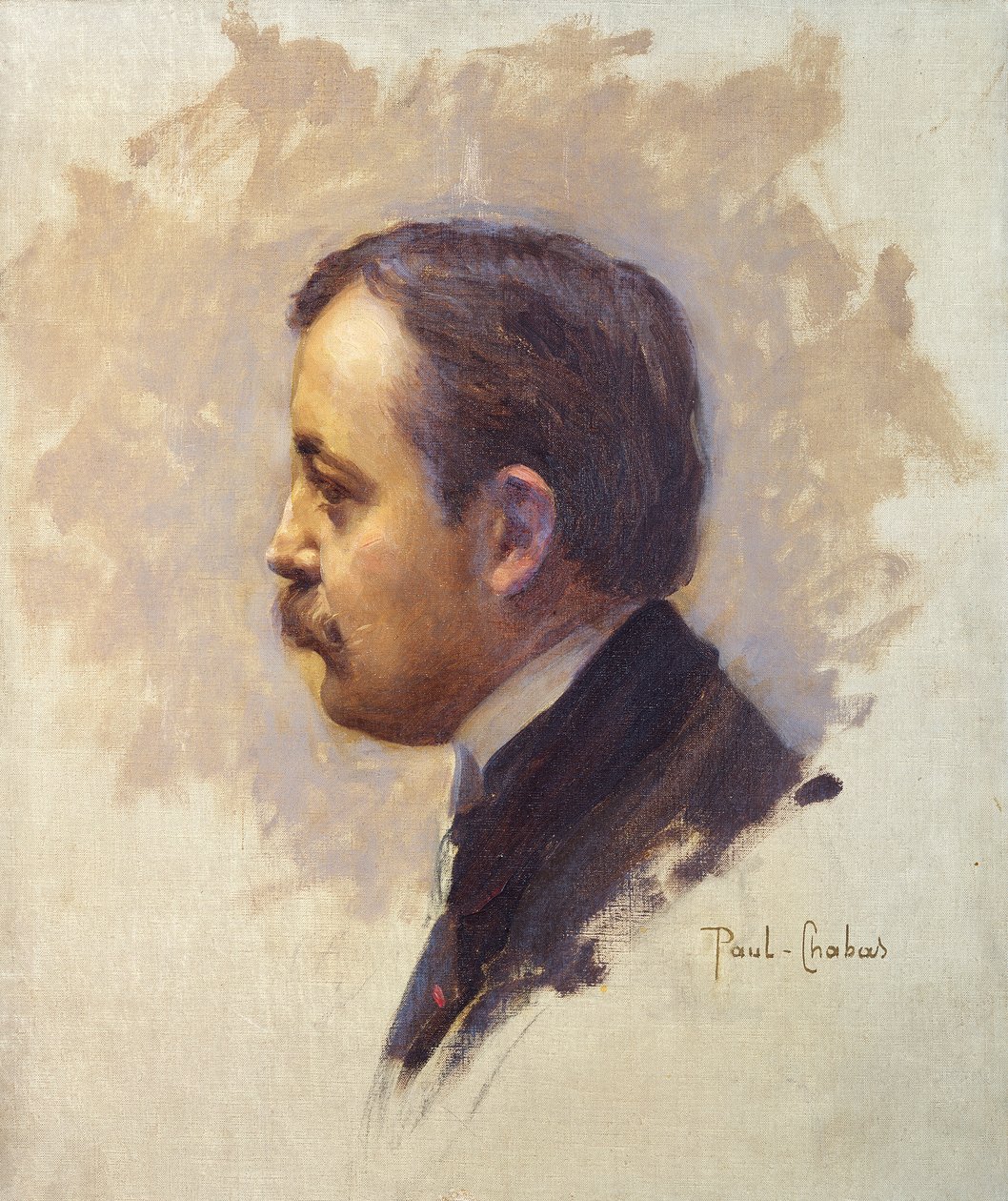 Marcel Prevost (1862-1941) (óleo sobre lienzo) de Paul Chabas