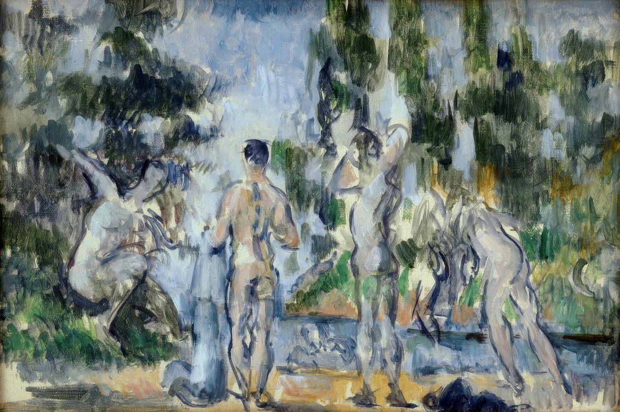 Bañistas de Paul Cézanne