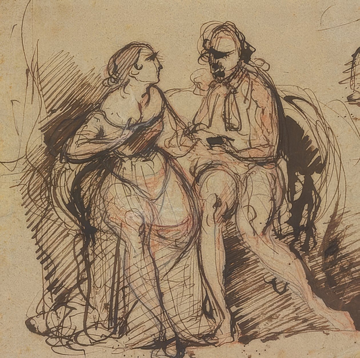 Pausa del baile de Paul Cézanne
