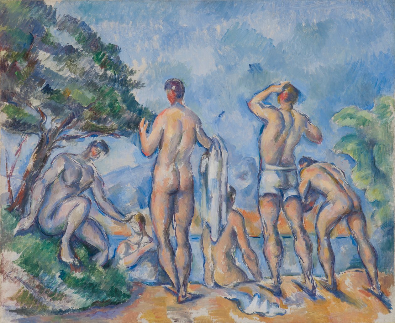 bañistas de Paul Cézanne