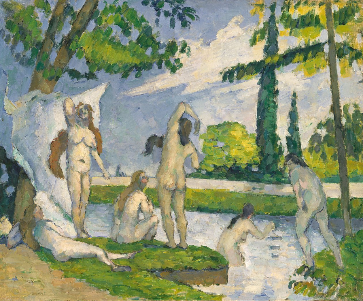 Bañistas de Paul Cézanne