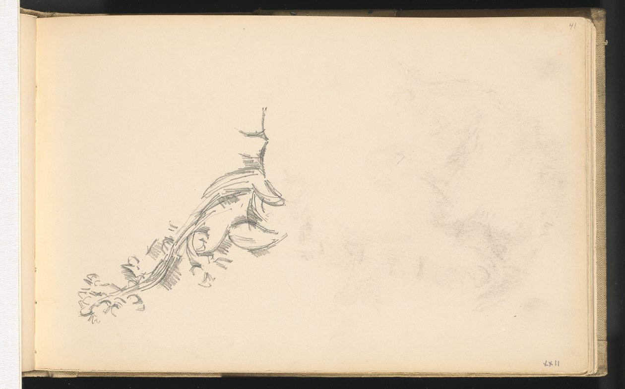 Rama en flor de Paul Cézanne