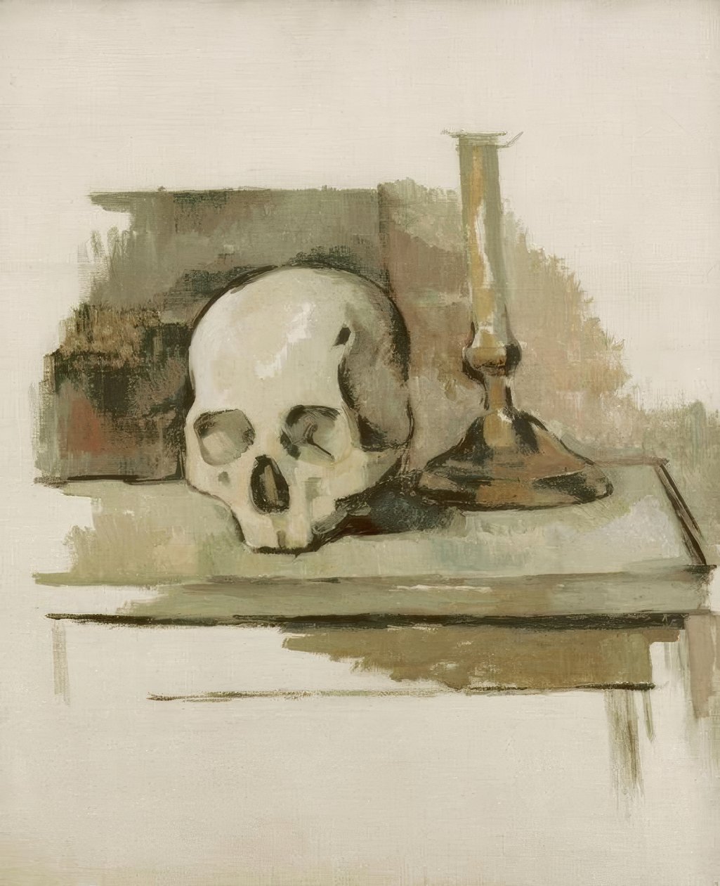 Cráneo de Paul Cézanne