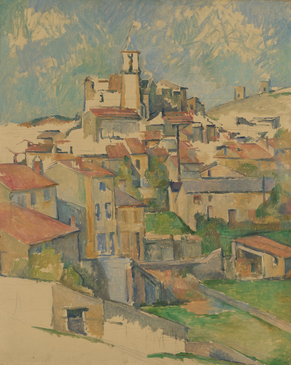 Gardanne, 1885-86 de Paul Cézanne