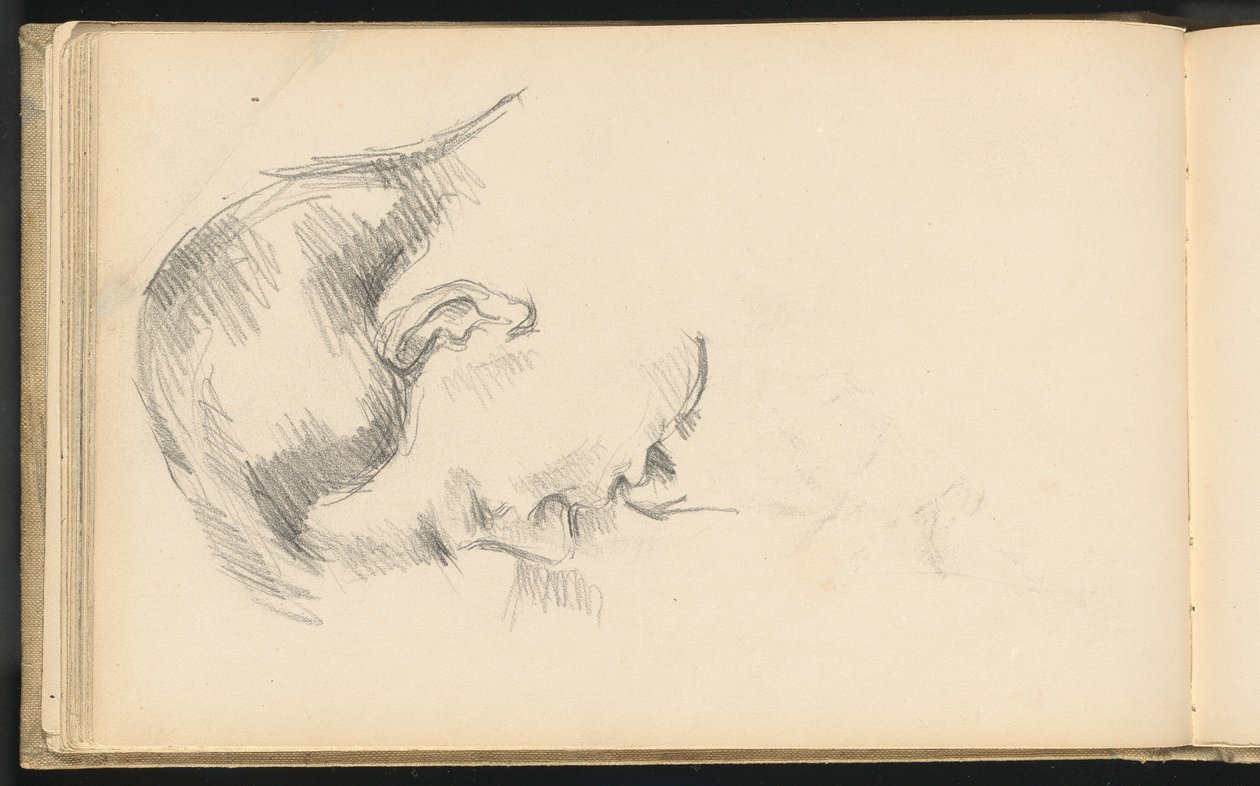 Cabeza del hijo del artista de Paul Cézanne