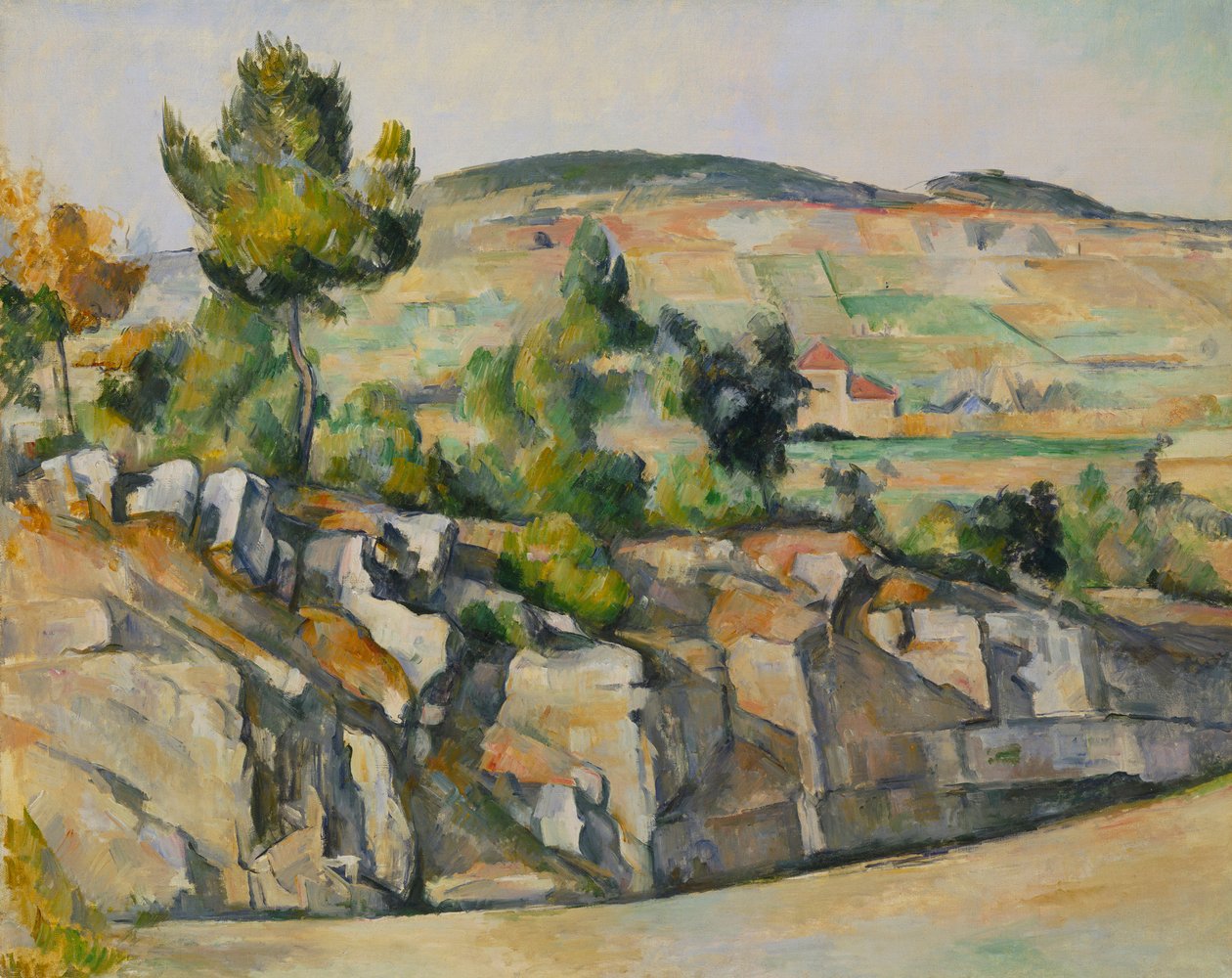 Ladera en Provenza, c.1886-90 de Paul Cézanne