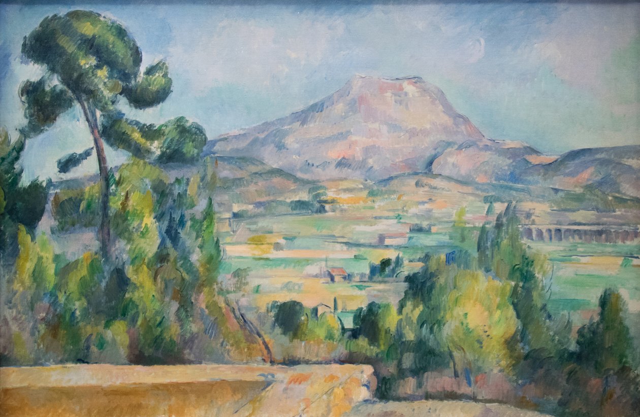 La montaña Sainte-Victoire de Paul Cézanne