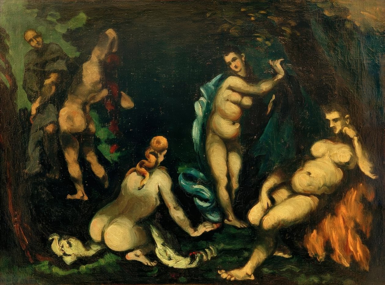 La tentación de San Antonio de Paul Cézanne