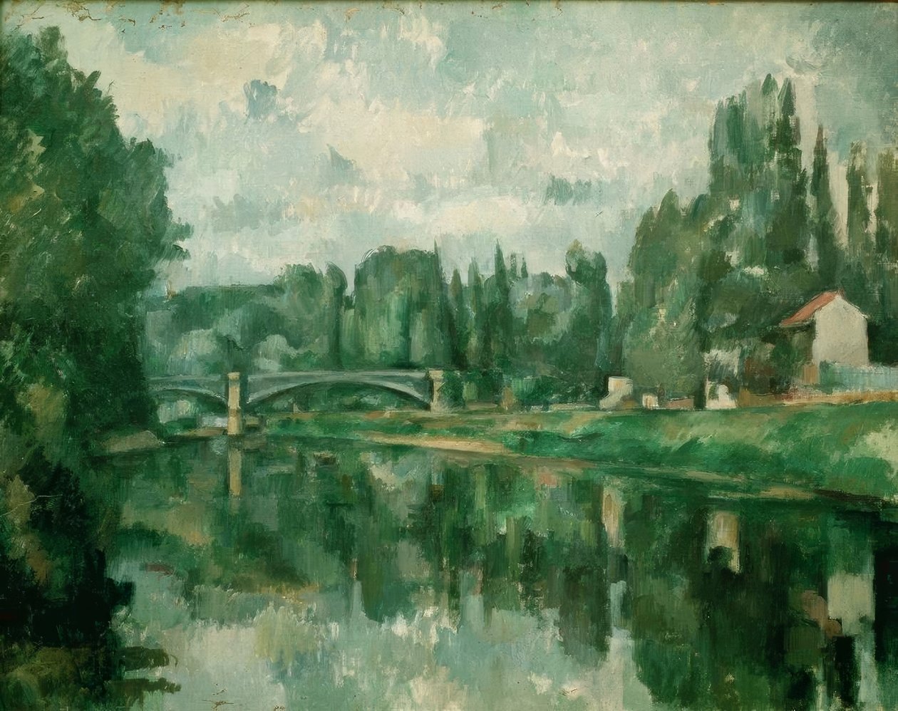 El puente de Creteil (Puente sobre el Marne, en Creteil) de Paul Cézanne