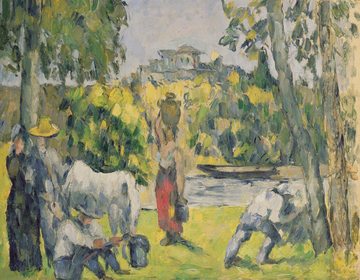 Vida en los Campos, c.1875 de Paul Cézanne