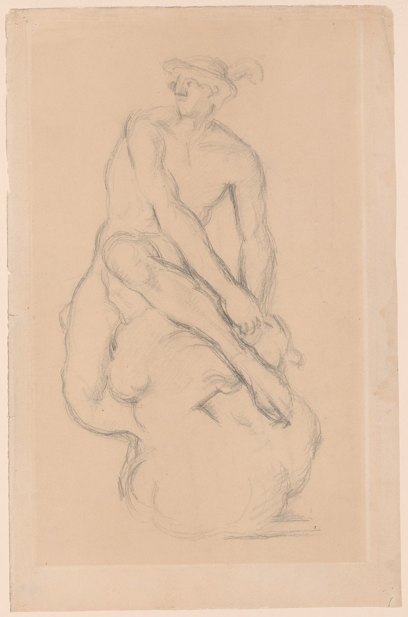 Mercurio (después de Pigalle) de Paul Cézanne