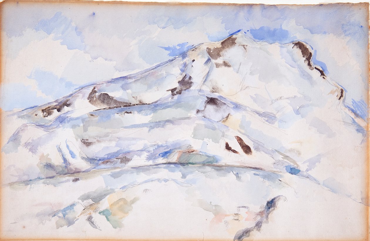 Mont Sainte-Victoire (Montaña Sainte-Victoire) de Paul Cézanne