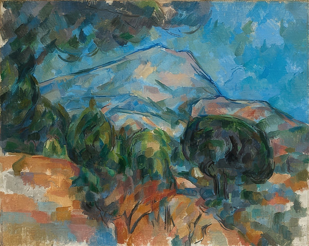 Monte Sainte-Victoire. Aproximadamente 1904 de Paul Cézanne