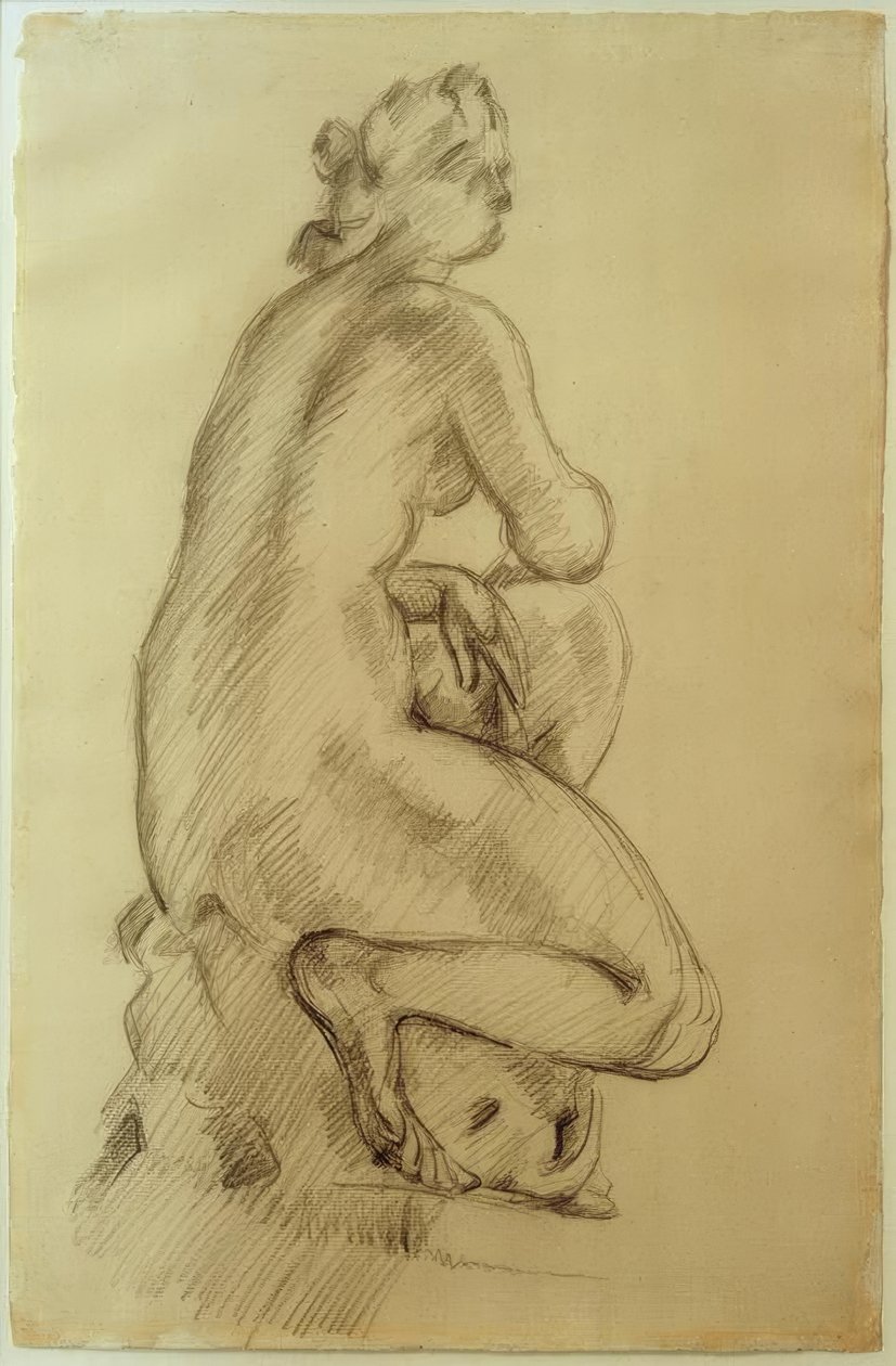 Venus agachada de Paul Cézanne