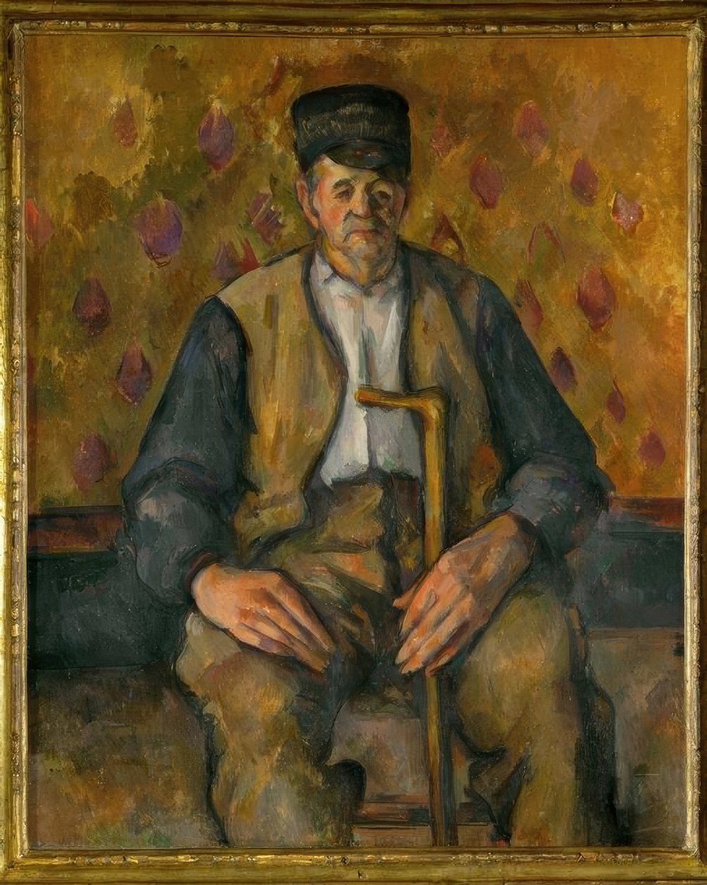 Campesino sentado de Paul Cézanne