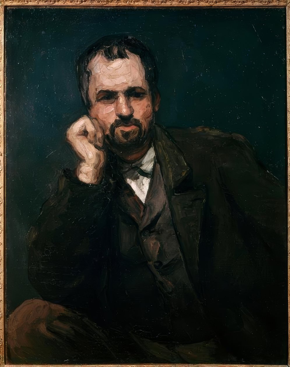Retrato de hombre de Paul Cézanne