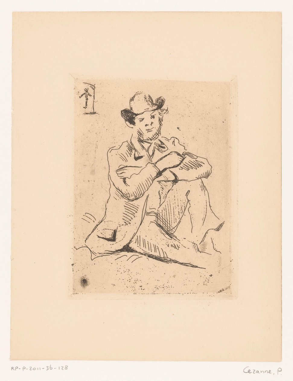Retrato de Armand Guillaumin de Paul Cézanne