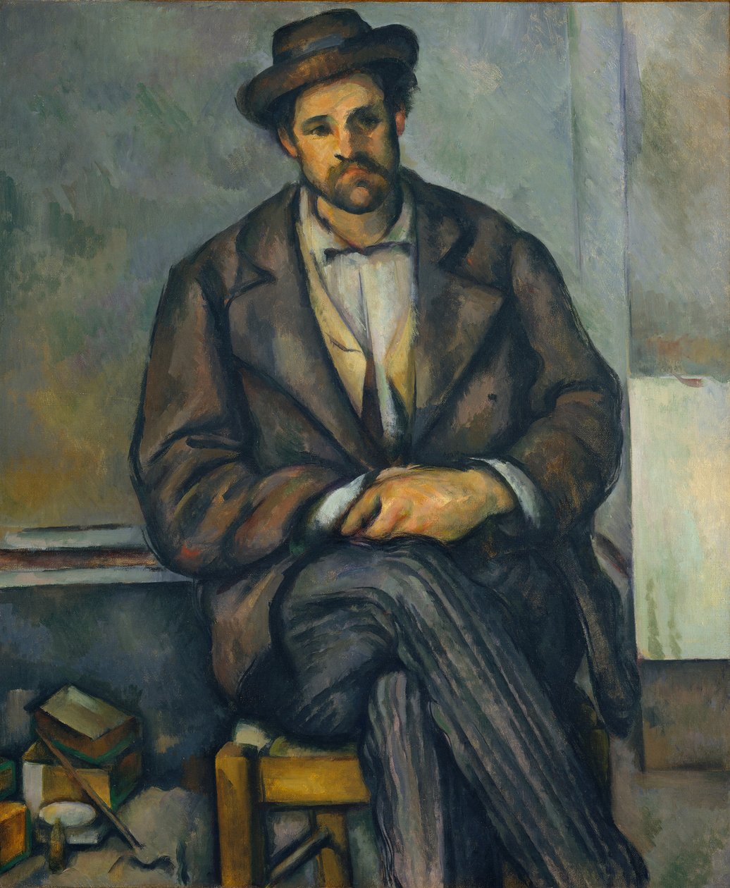 Campesino sentado de Paul Cézanne