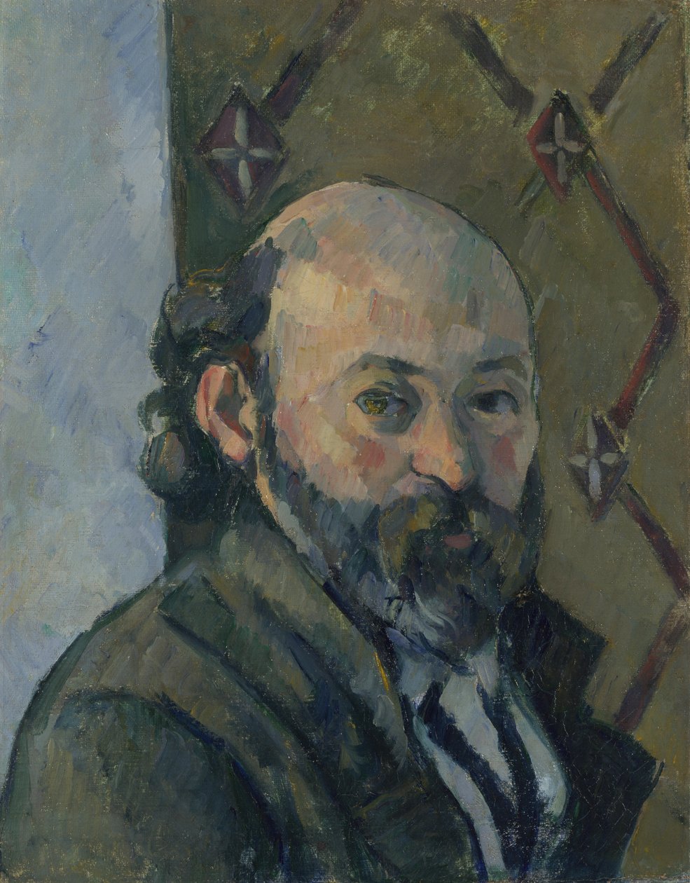 Autorretrato, c. 1880 de Paul Cézanne
