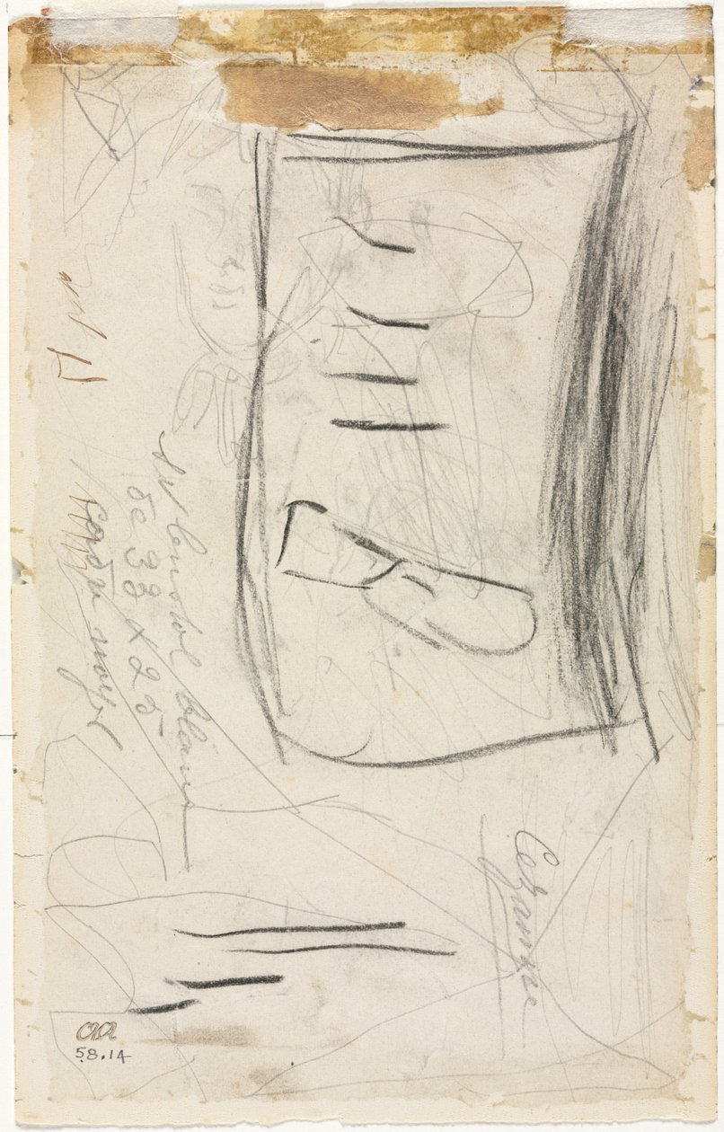 Boceto de Madame Cézanne de Paul Cézanne