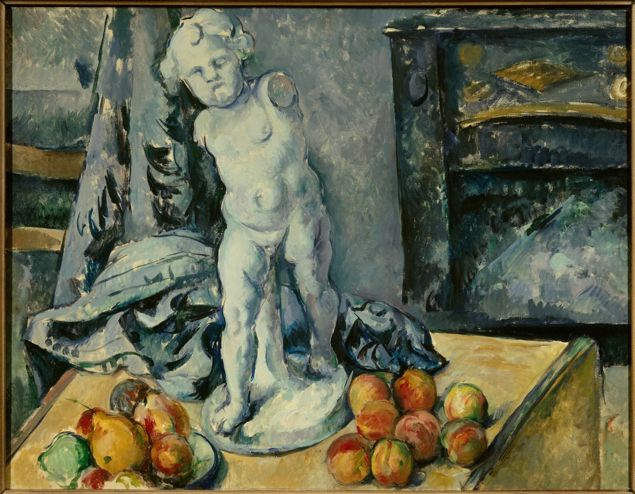 Naturaleza muerta con Cupido de yeso de Paul Cézanne