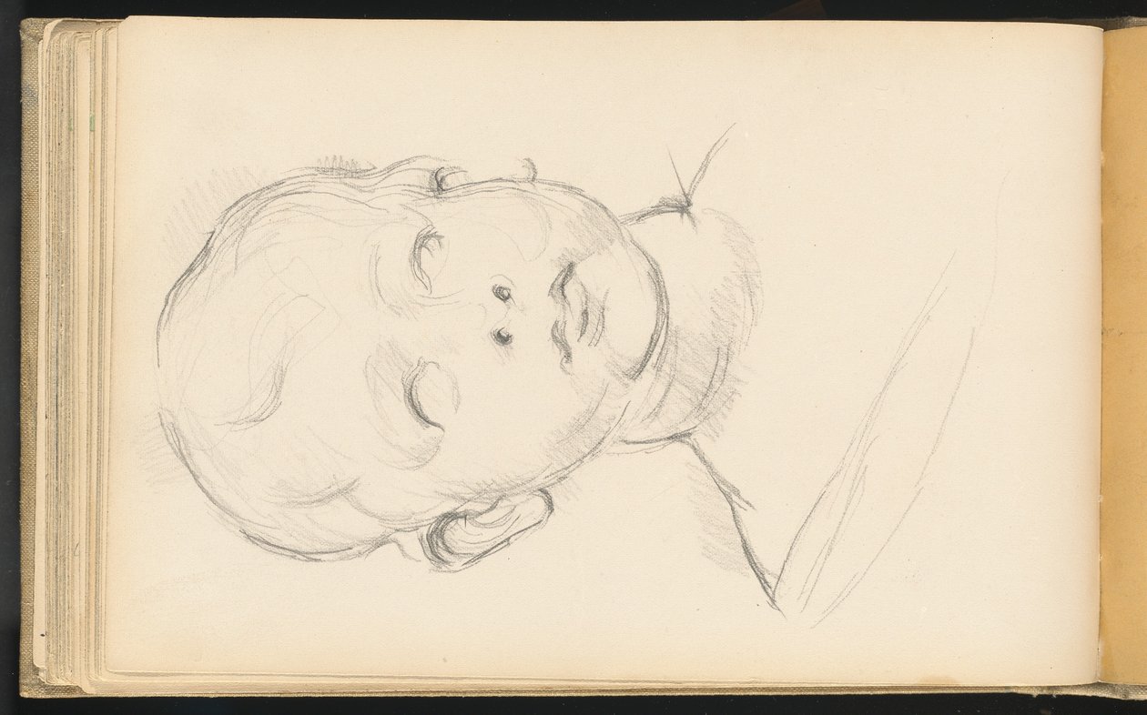 Estudio del "Busto de un niño" de Desiderio da Settignano de Paul Cézanne