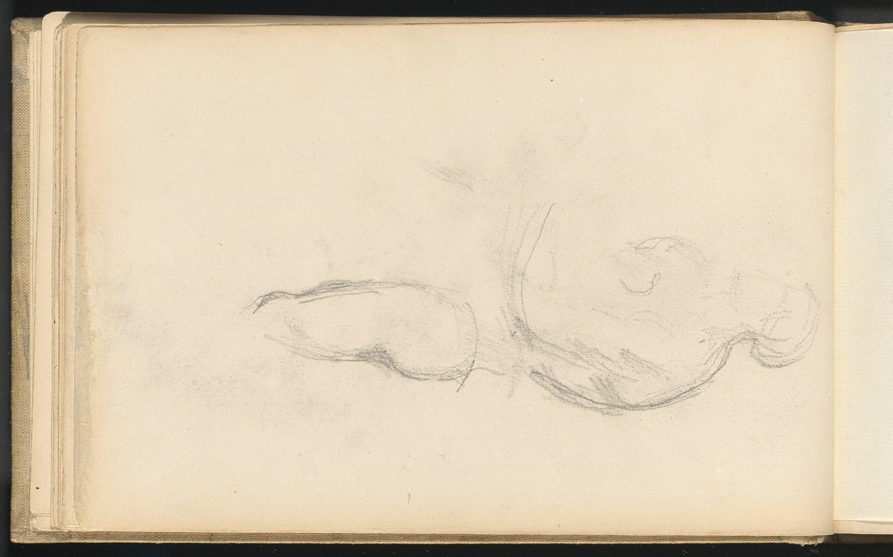Estudio de la figura alegórica de la salud en "El nacimiento de Luis XIII" de Rubens de Paul Cézanne