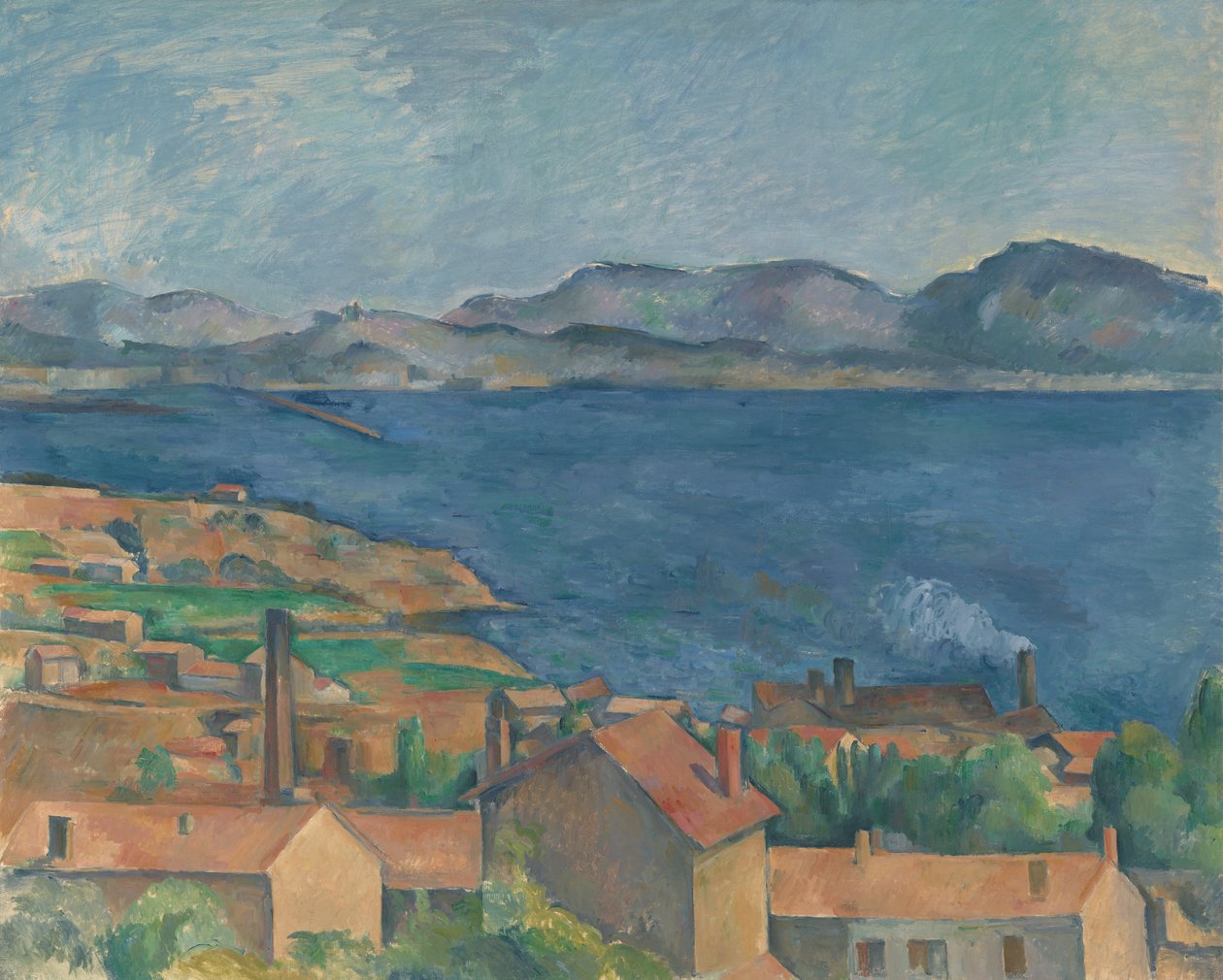 La bahía de Marsella vista desde L