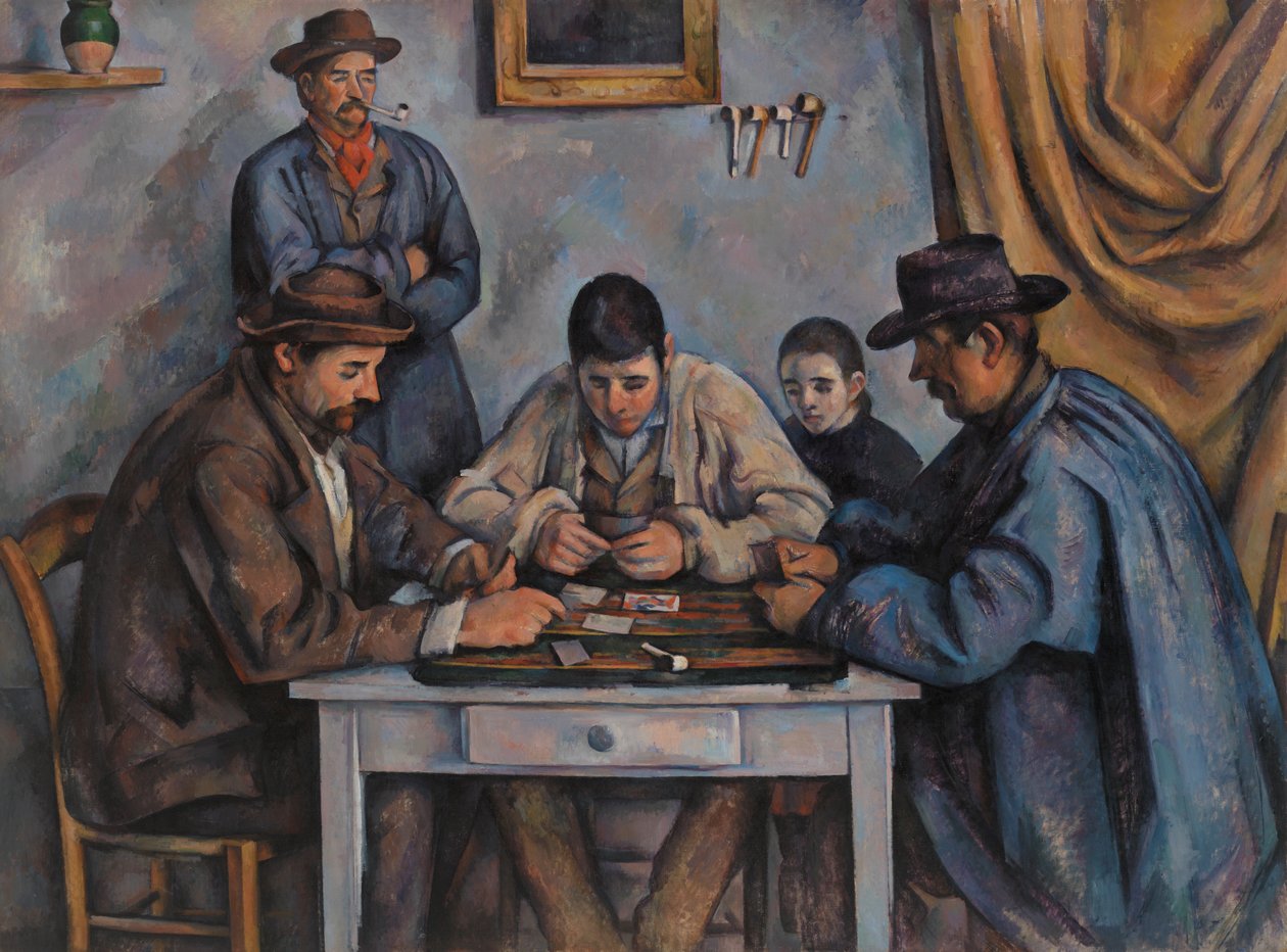 Los jugadores de cartas de Paul Cézanne