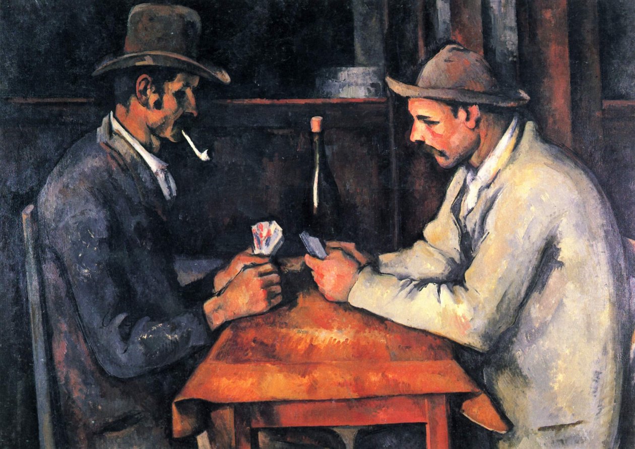 Los jugadores de cartas de Paul Cézanne