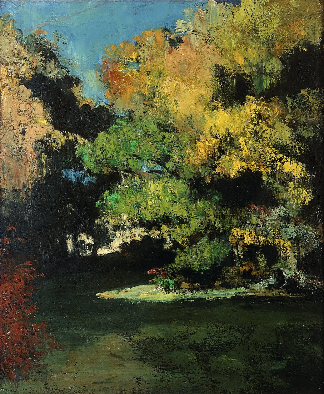 El Claro, c.1867 de Paul Cézanne