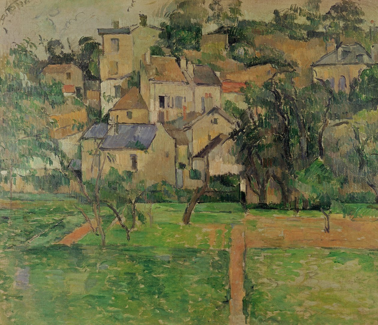 El Hermitage en Pontoise, 1884 de Paul Cézanne
