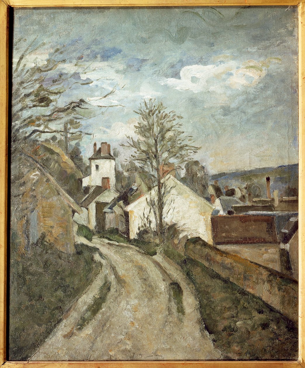 La casa del Doctor Gachet en Auvers de Paul Cézanne