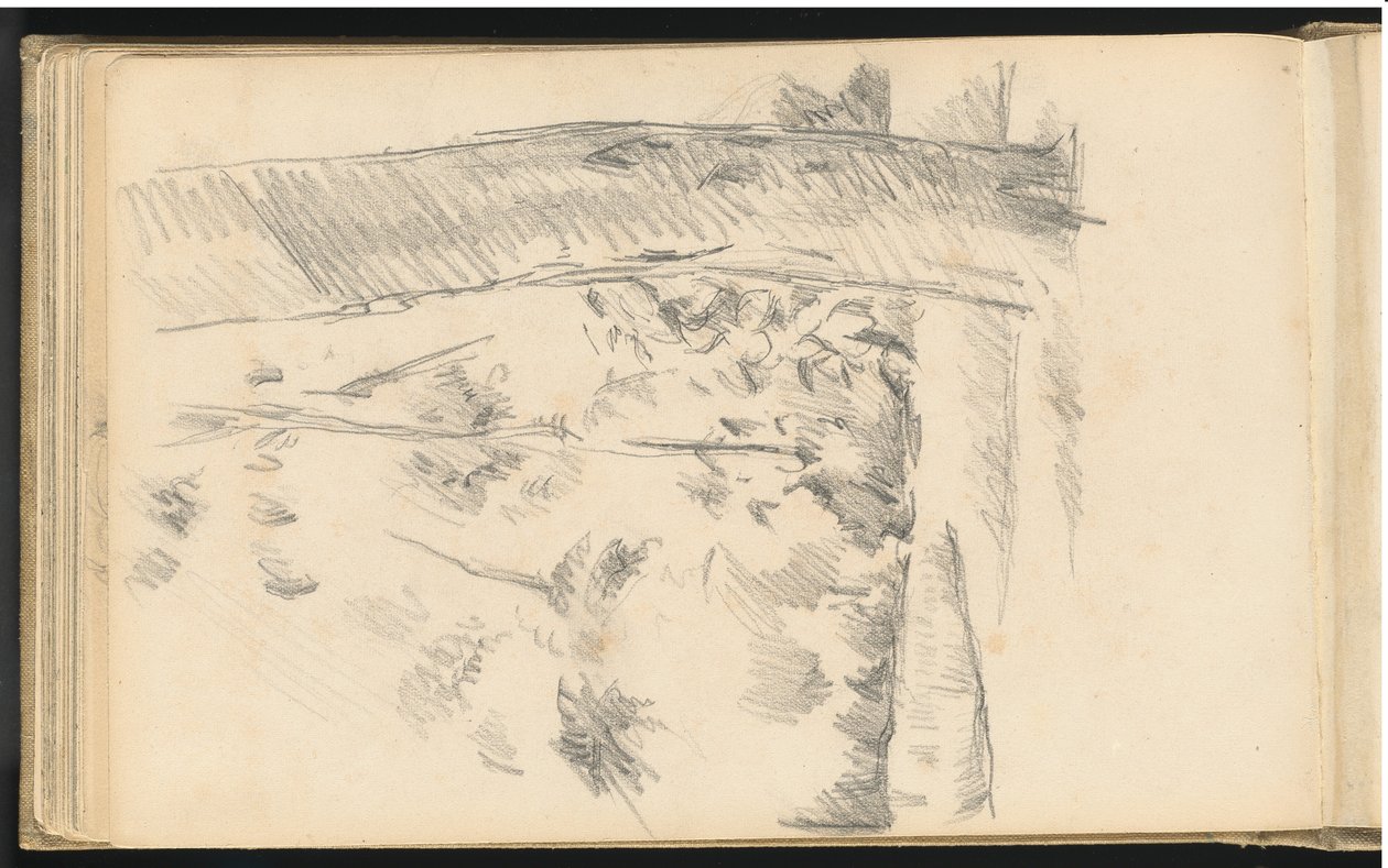 Árboles y arbustos de Paul Cézanne