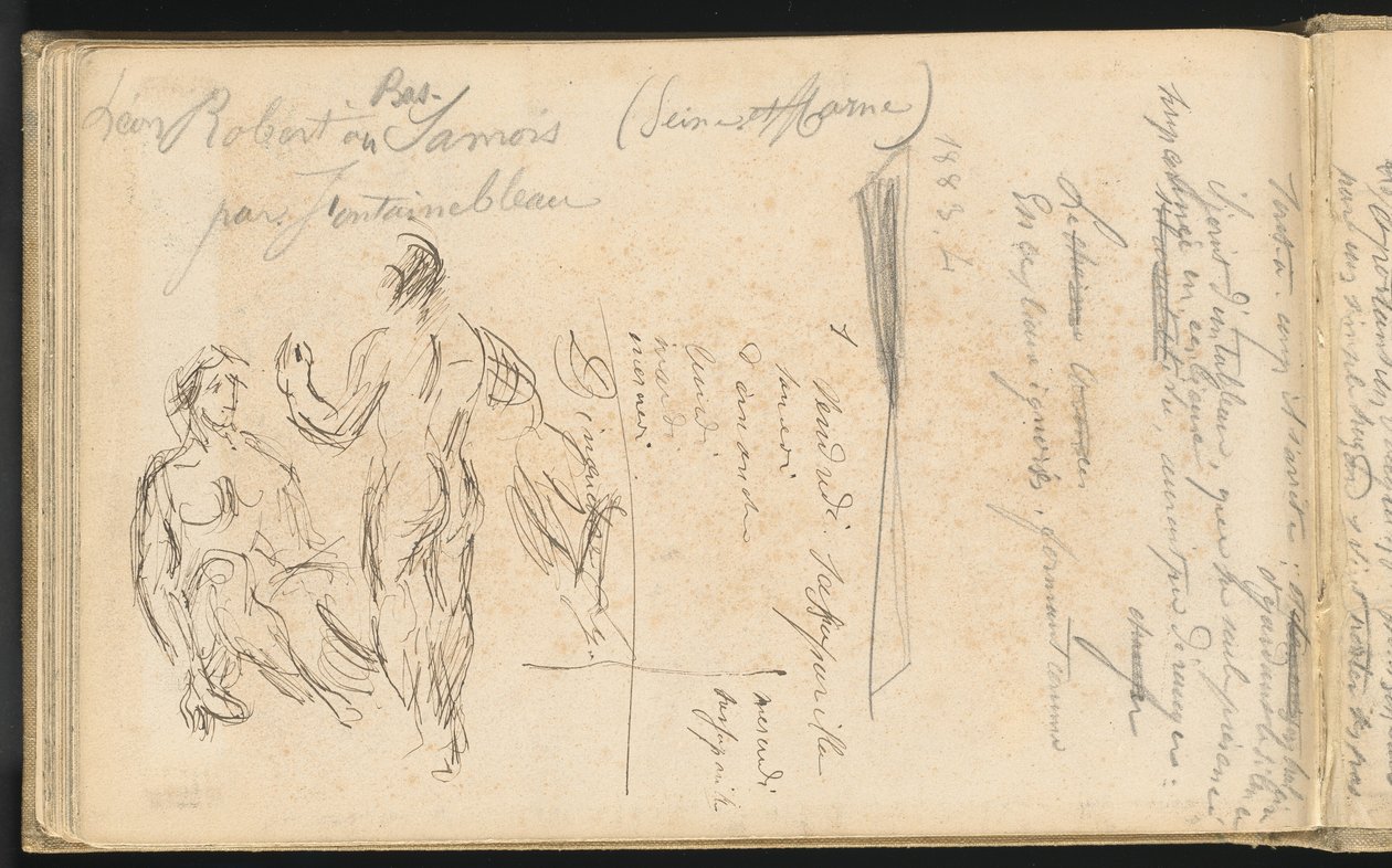 Dos bañistas de Paul Cézanne