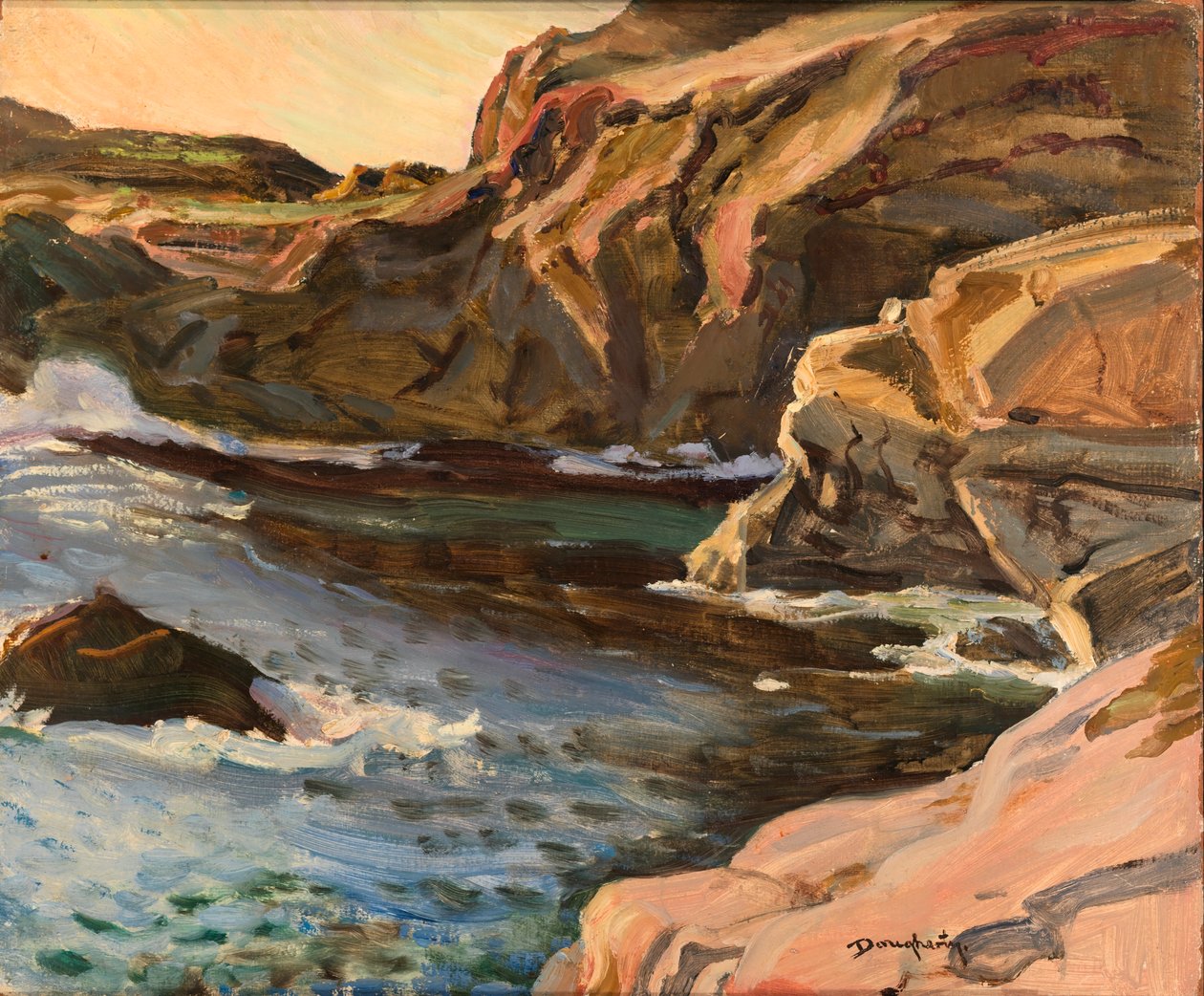 Acantilados de California de Paul Dougherty