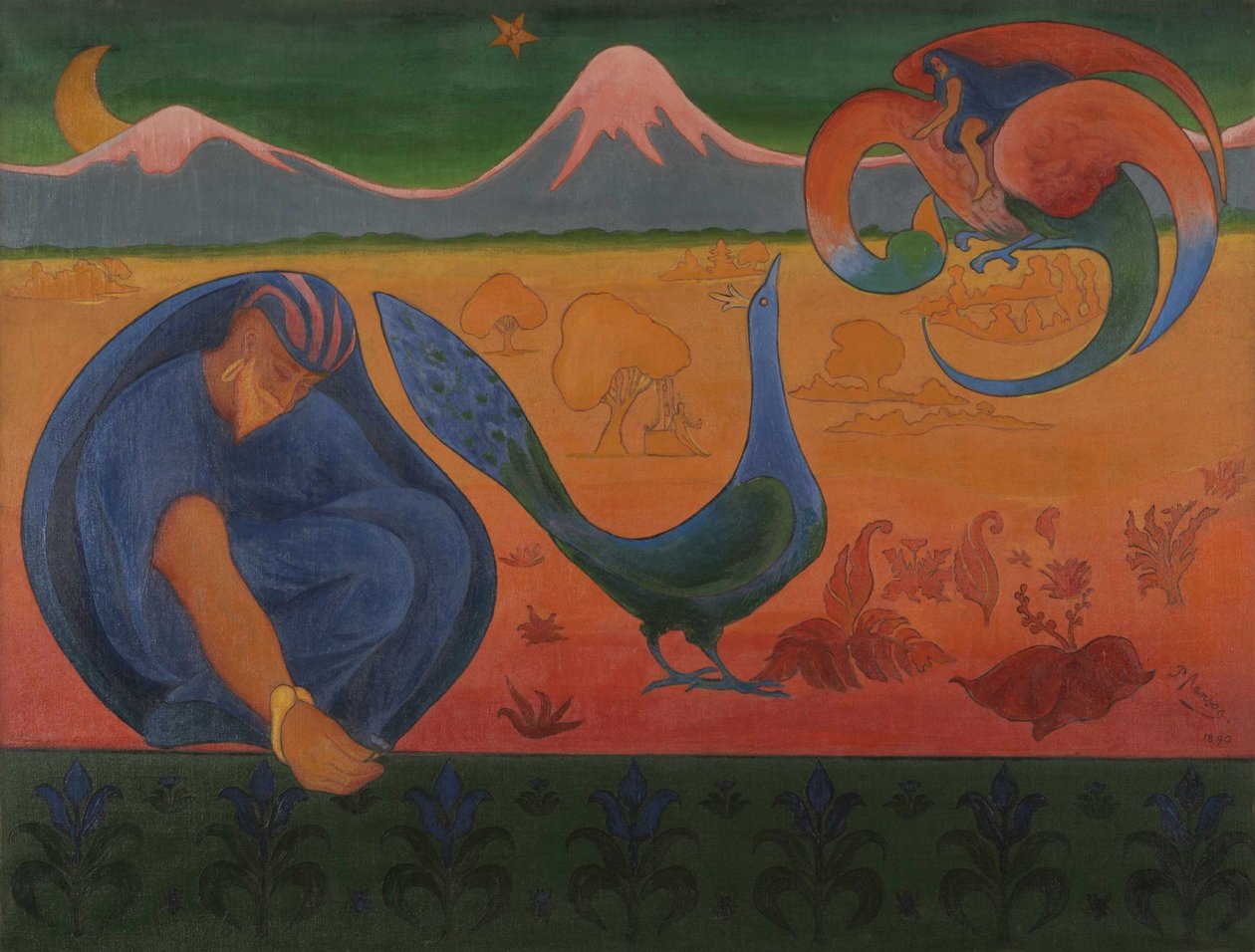 Le Paysage nabique, 1890 de Paul Elie Ranson