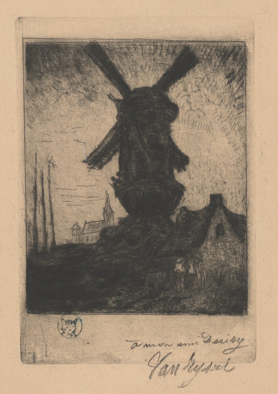 Molino del norte en el valle de Creuse de Paul Ferdinand Gachet