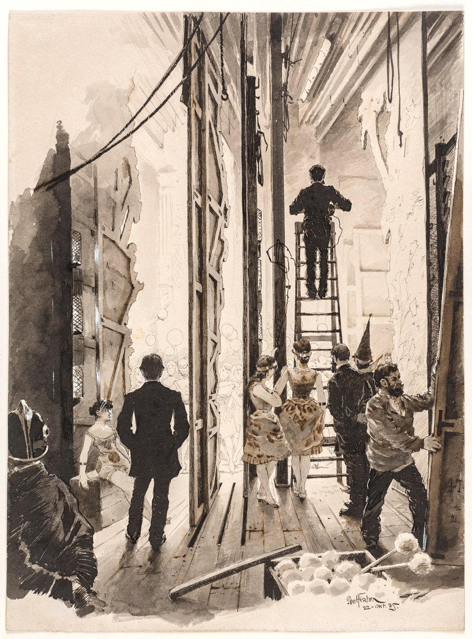 Escenografía del Casino de Paul Fischer